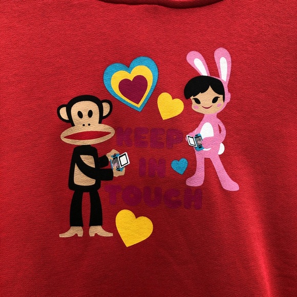 SOLD NWT Pink Paul Frank Hoodie - Picture 3 of 6